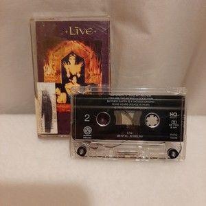 Live Mental Jewelry Cassette Tape Radioactive Records Alternative Rock 1991 READ